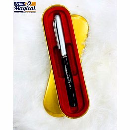 magnetic roller pen silver - personalized corporate gifting | print magical
