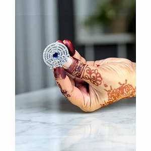 Sparkling American Diamond Ring for Girls – Elegant & Trendy Design