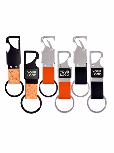 Elevate Your Style with Metal Hook Keychain with Opener-Coprkc01