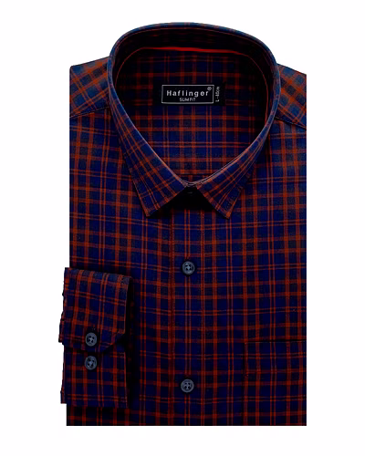 HAFLINGER Men's Casual Shirt HF20021_RED-HF20021-1