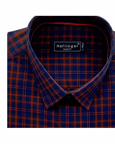 HAFLINGER Men's Casual Shirt HF20021_RED-38-1