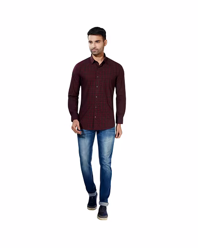 HAFLINGER Men's Casual Shirt HF20023_Brown-38-3