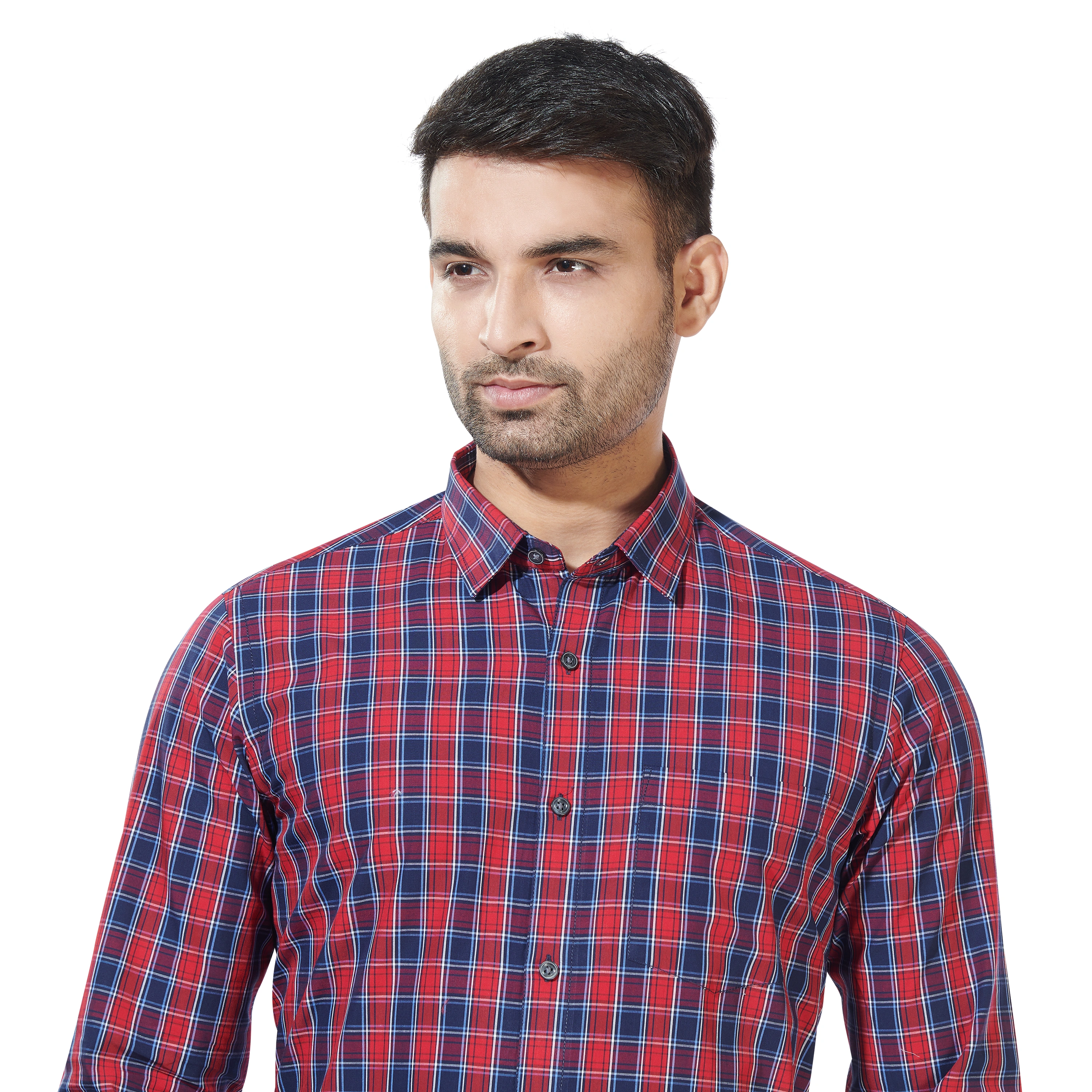 HAFLINGER Men's Casual Shirt HF20026_RED-HF20026-1