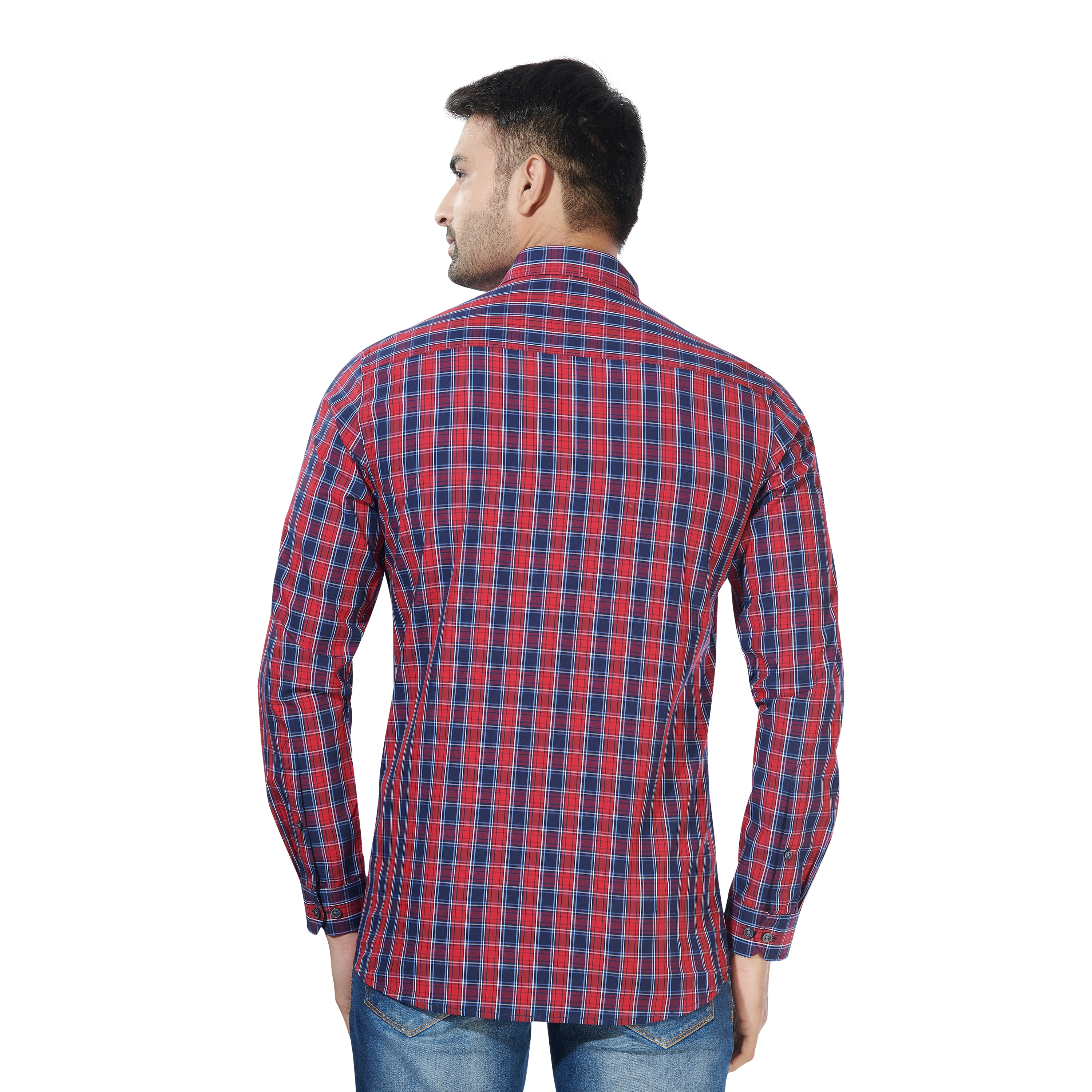 HAFLINGER Men's Casual Shirt HF20026_RED-38-1