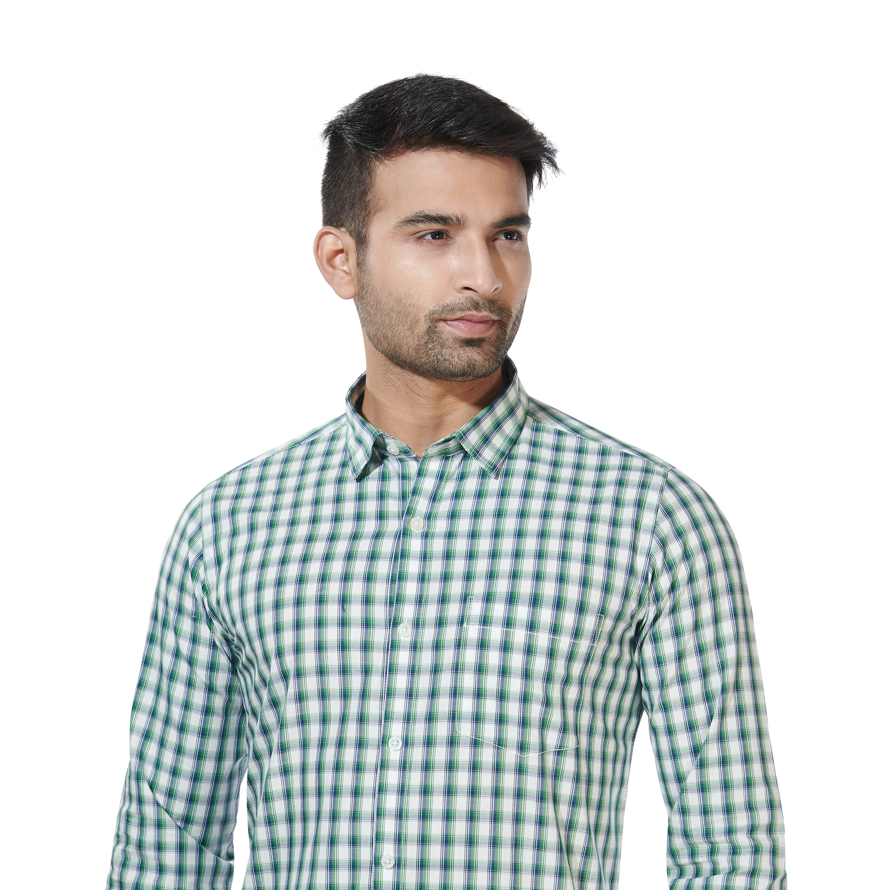 HAFLINGER Men's Casual Shirt HF20028_Green-HF20028-2