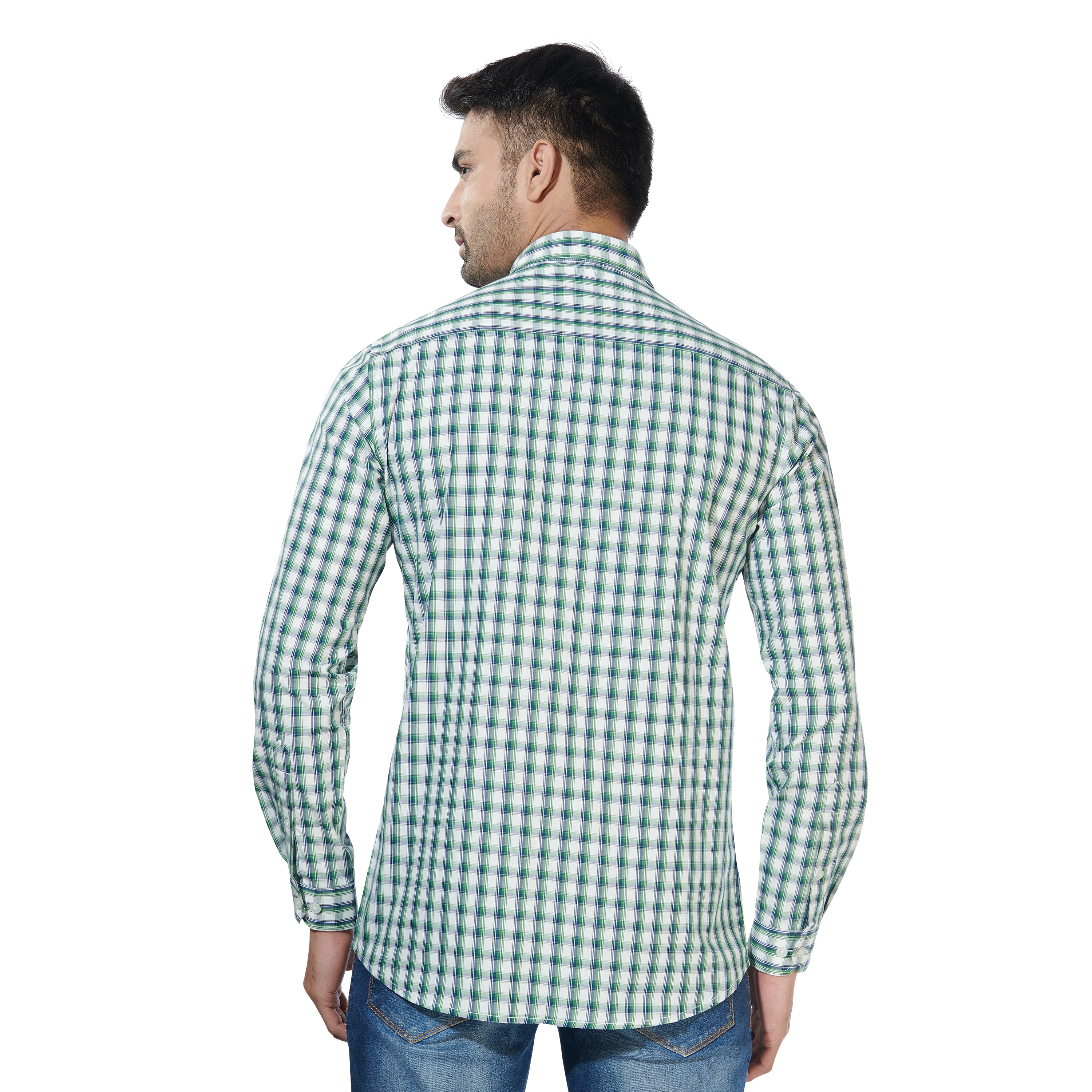 HAFLINGER Men's Casual Shirt HF20028_Green-40-1