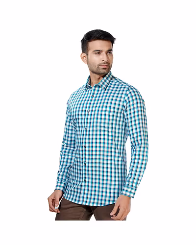 HAFLINGER Men's Casual Shirt HF20029_Green-38-2