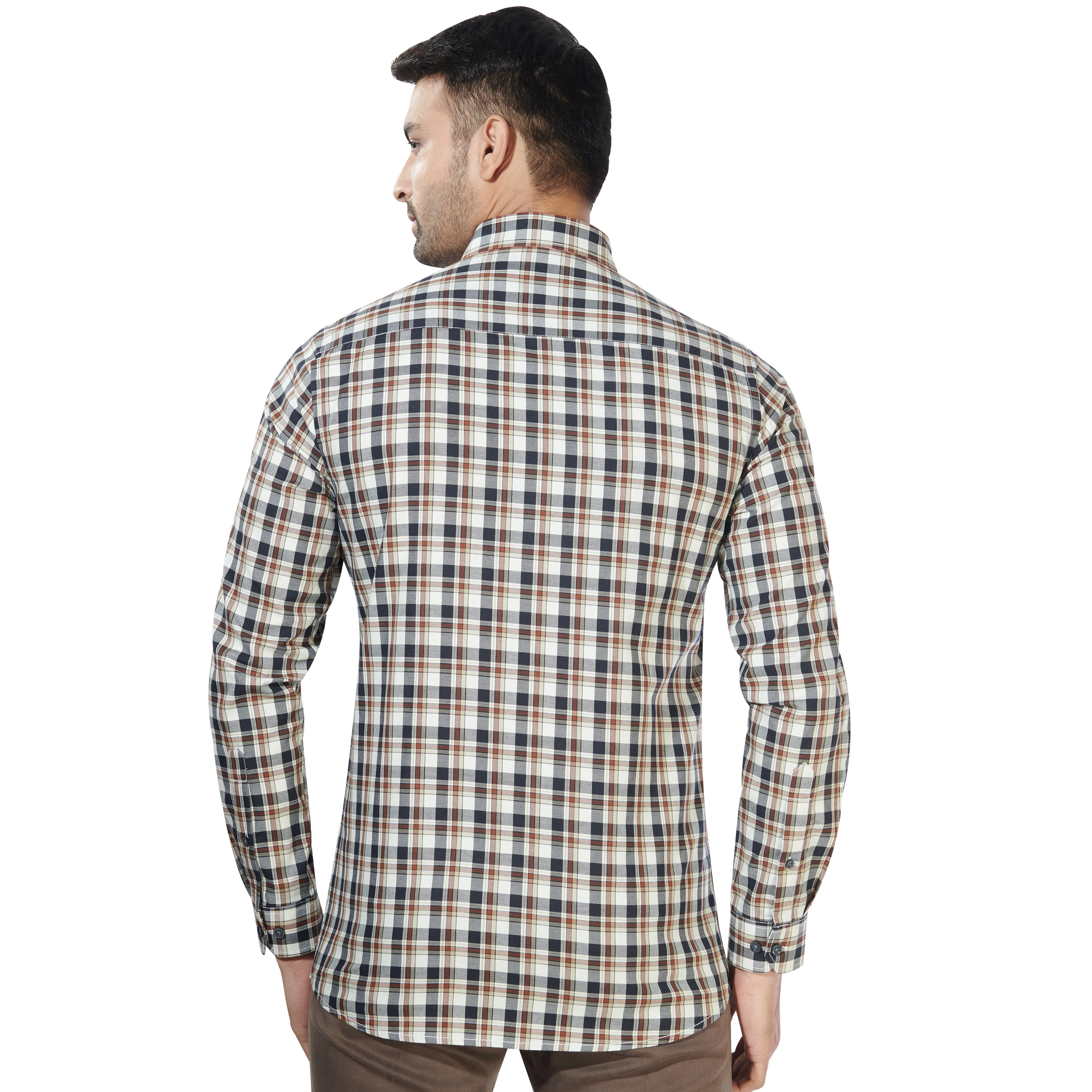 HAFLINGER Men's Casual Shirt HF20030_Brown-38-1