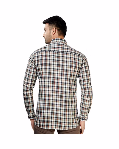 HAFLINGER Men's Casual Shirt HF20030_Brown-38-1