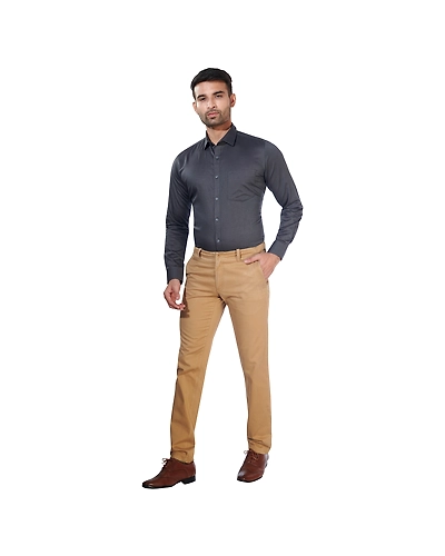 HAFLINGER Men's Formal Shirt HF20010_Black-38-3