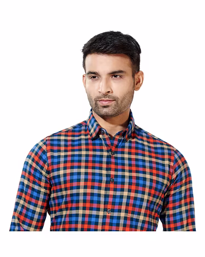 HAFLINGER MEN'S CASUAL SHIRT HF20031_MULTICOLOUR-HF20031-1