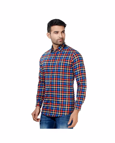 HAFLINGER MEN'S CASUAL SHIRT HF20031_MULTICOLOUR-38-2