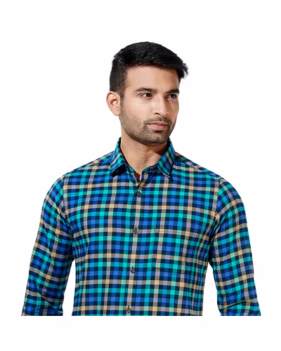 HAFLINGER MEN'S CASUAL SHIRT COTTON HF20034_MULTICOLOUR-HF20034-1