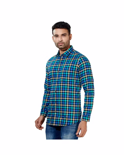 HAFLINGER MEN'S CASUAL SHIRT COTTON HF20034_MULTICOLOUR-38-2