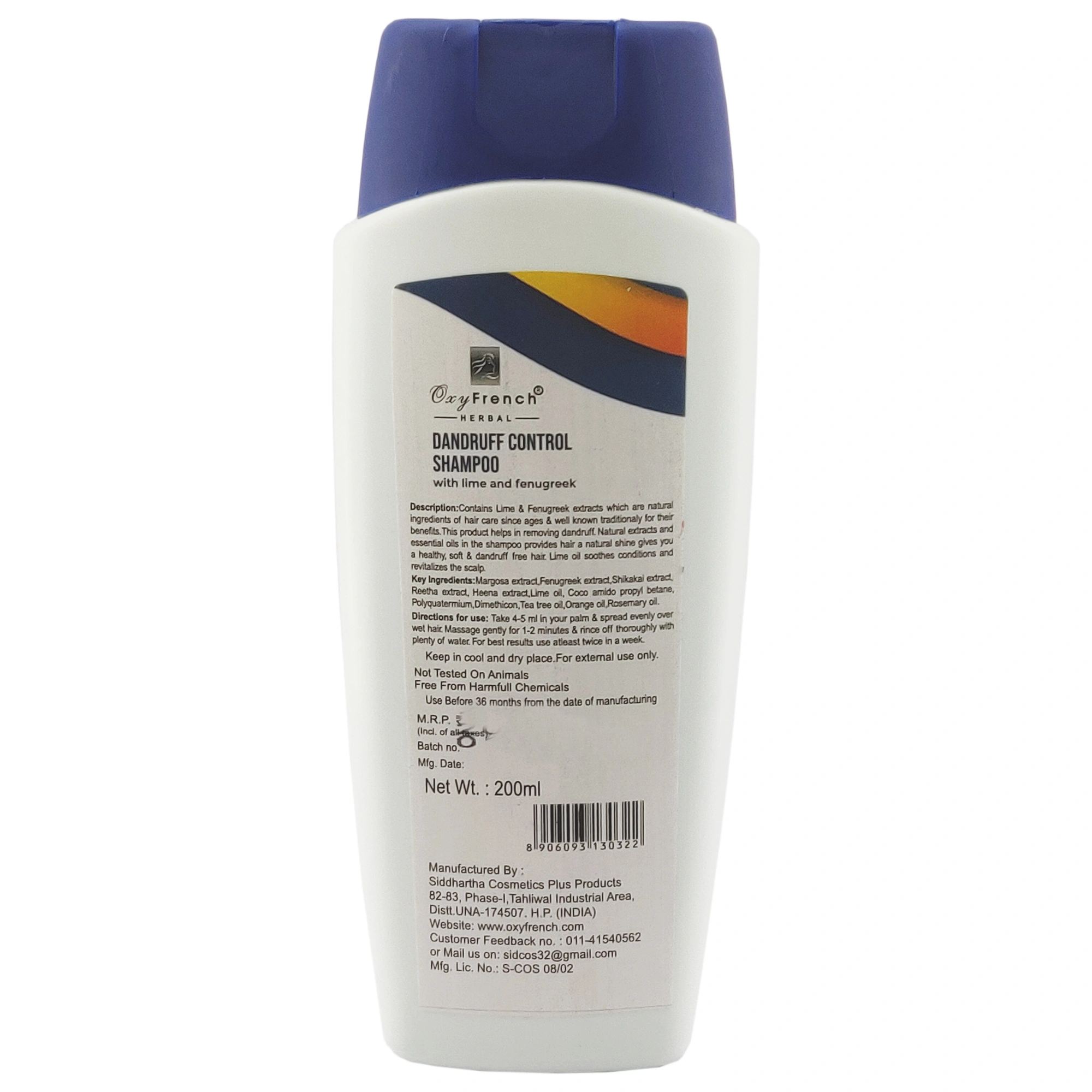 Oxy French Herbal Dandruff Control Shampoo-2