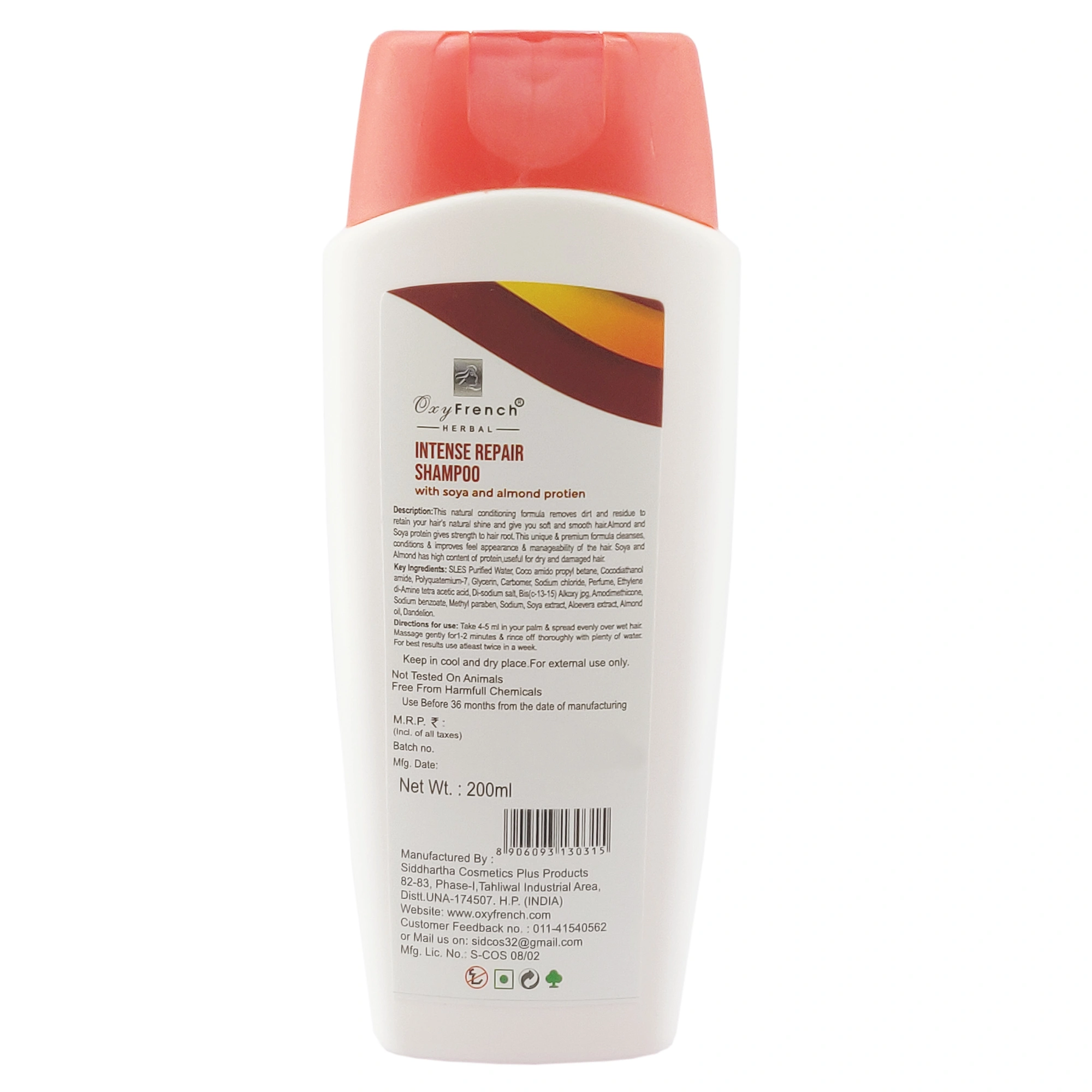 Oxy French Herbal Intense Repair Shampoo-2