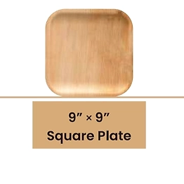 9" Square Plates