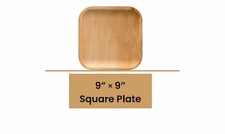 9" Square Plates