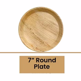 7" round plates