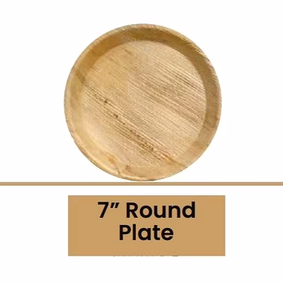 7" round plates