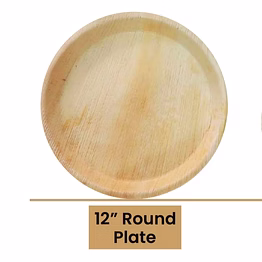 12" round plates