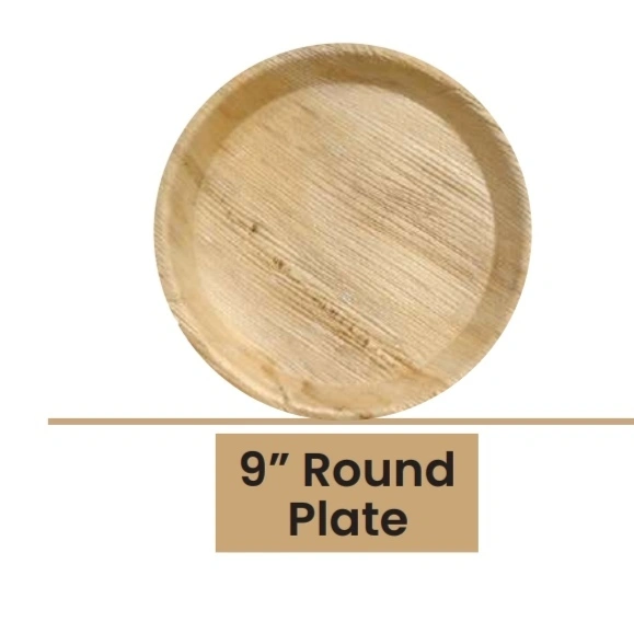 9&quot; Round Plates-ARECA-RD-PLT4-9