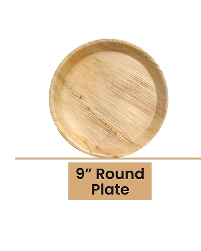 9&quot; Round Plates-ARECA-RD-PLT4-9