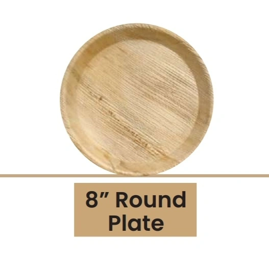 8&quot; Round Plates-ARECA-RD-PLT5-8