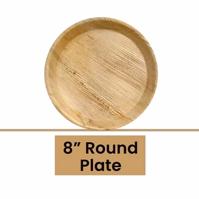 8" round plates