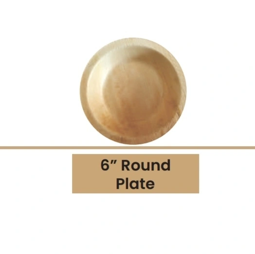 6&quot; Round Plates-ARECA-RD-PLT7-6