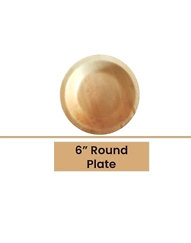 6" Round Plates