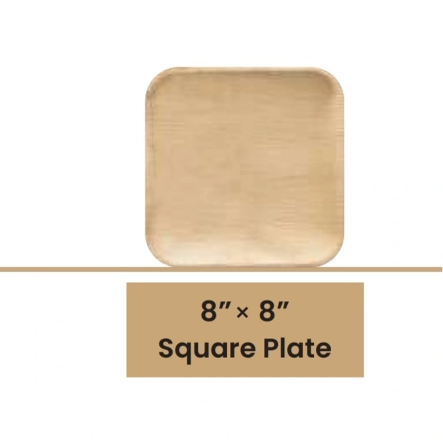 8&quot; Square Plates-ARECA-SE-PLT3-08