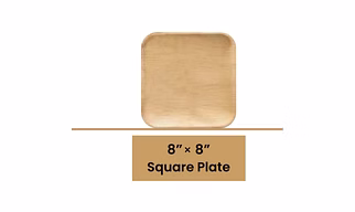 8" Square Plates