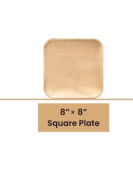 8" Square Plates