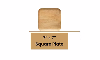 7" Square Plates