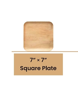 7" Square Plates