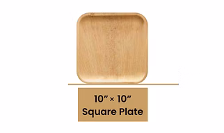 10" Square Plates