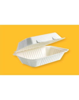 9"x6" Clamshell Container 1000ml