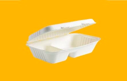 2cp clamshell container