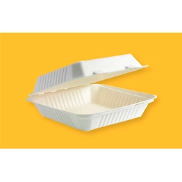 9"x9"X1 CP Clamshell Container