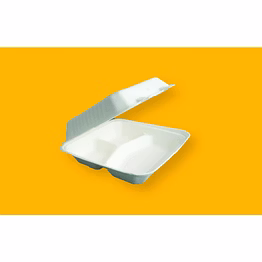 9"x9"x3 cp clamshell container