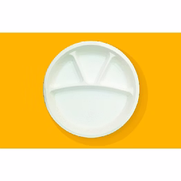 11" 4 compartment plates