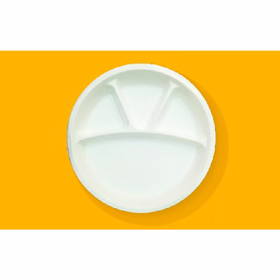 11" 4 compartment plates