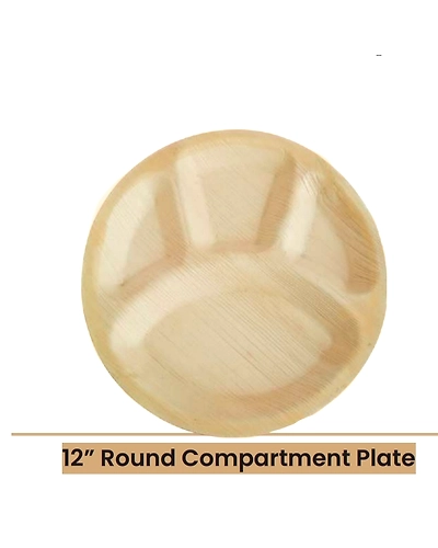 12” Round Compartment Plate-ARECA-RC-12