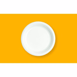 7" round plate