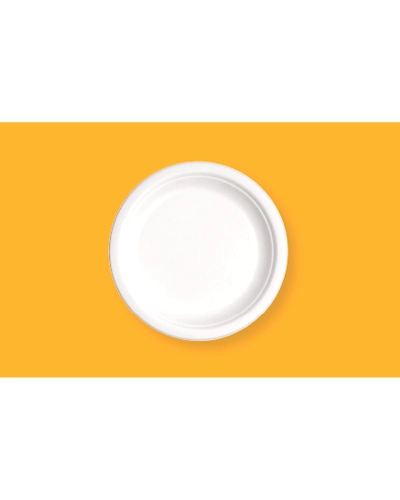 7&quot; Round Plate-BAGASSE-RP-07