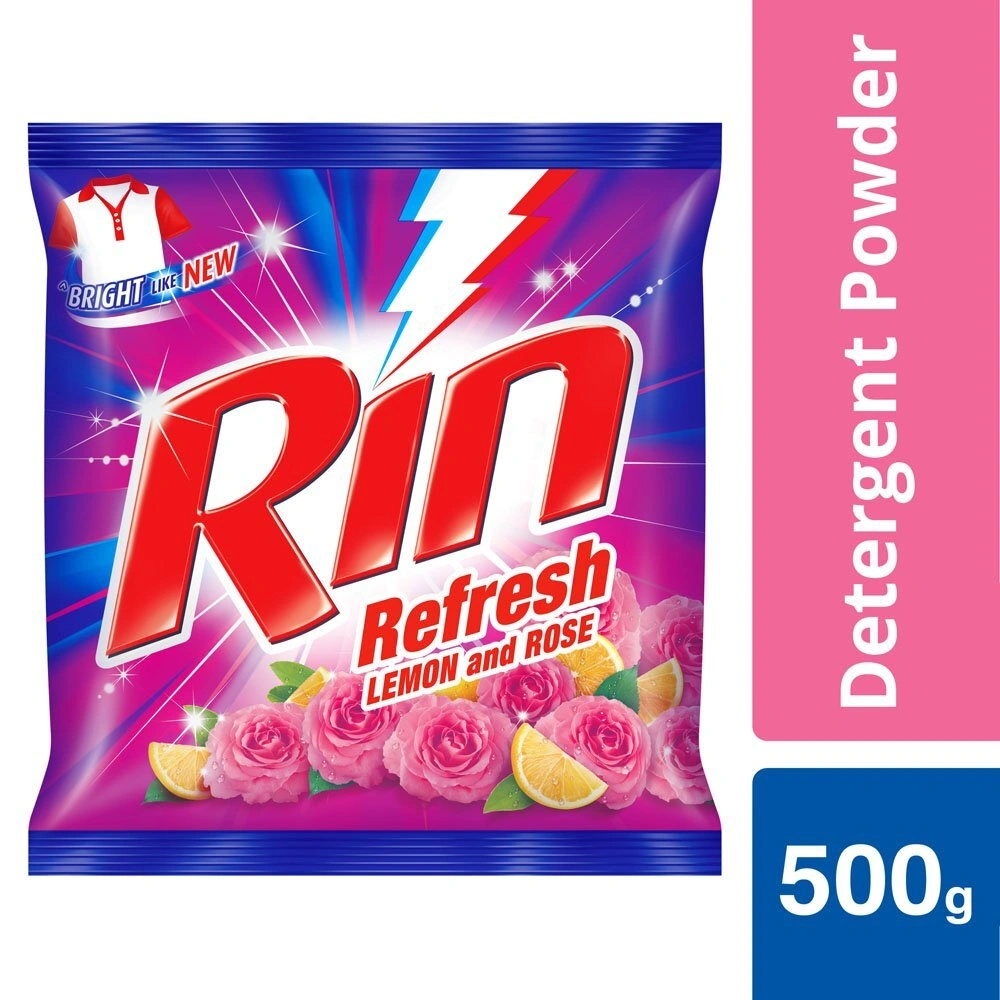 Rin Lemon &amp; Rose Detergent Washing Powder 500...-BM1644