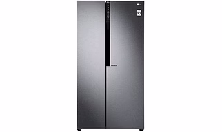 LG 679 L Inverter Frost Free Side-by-Side Refrigerator(GC-B247KQDV.ADSQEBN, Graphite steel)