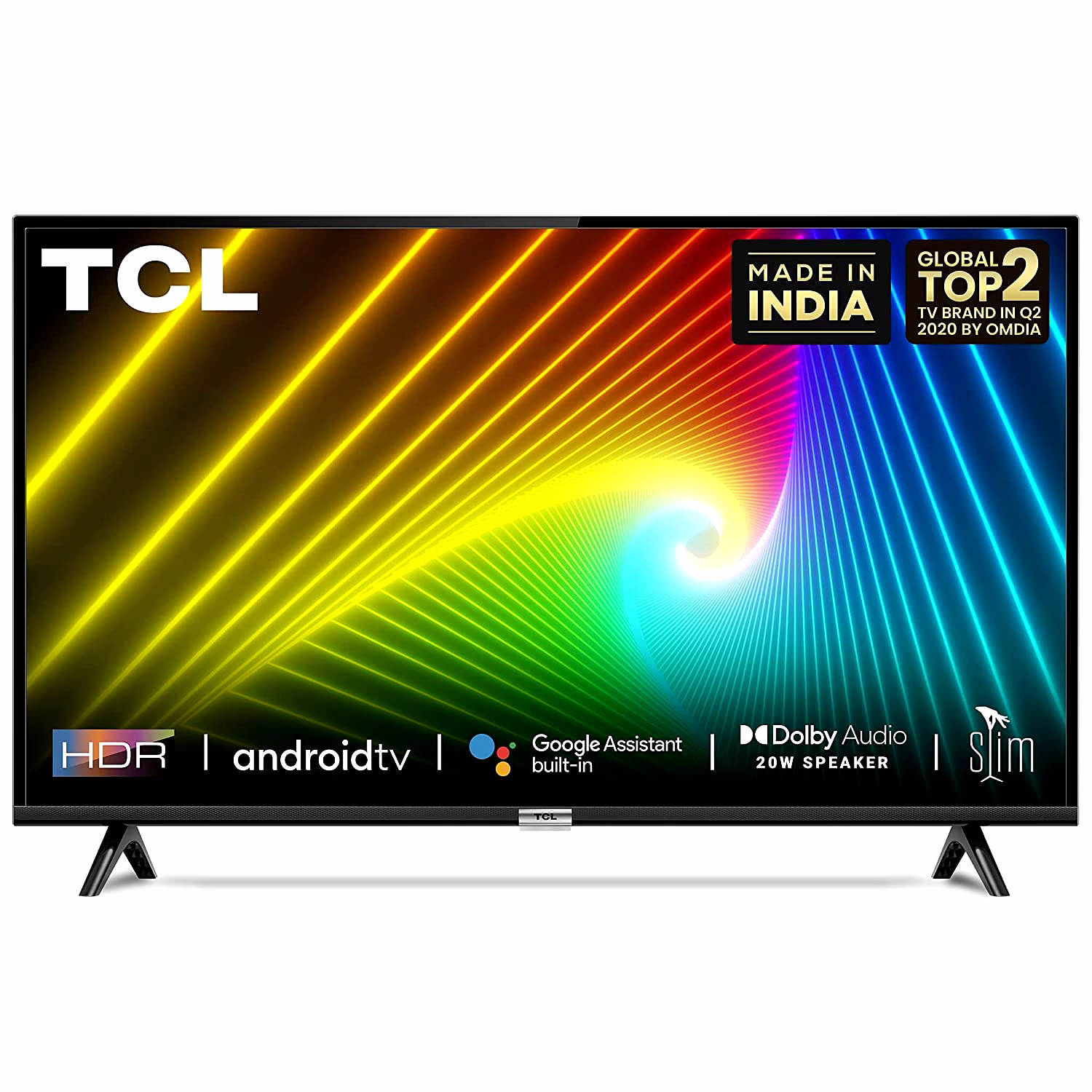 TCL 108 cm (43 inches) Full HD Certified Android Smart LED TV 43S6500FS (Black) image 1