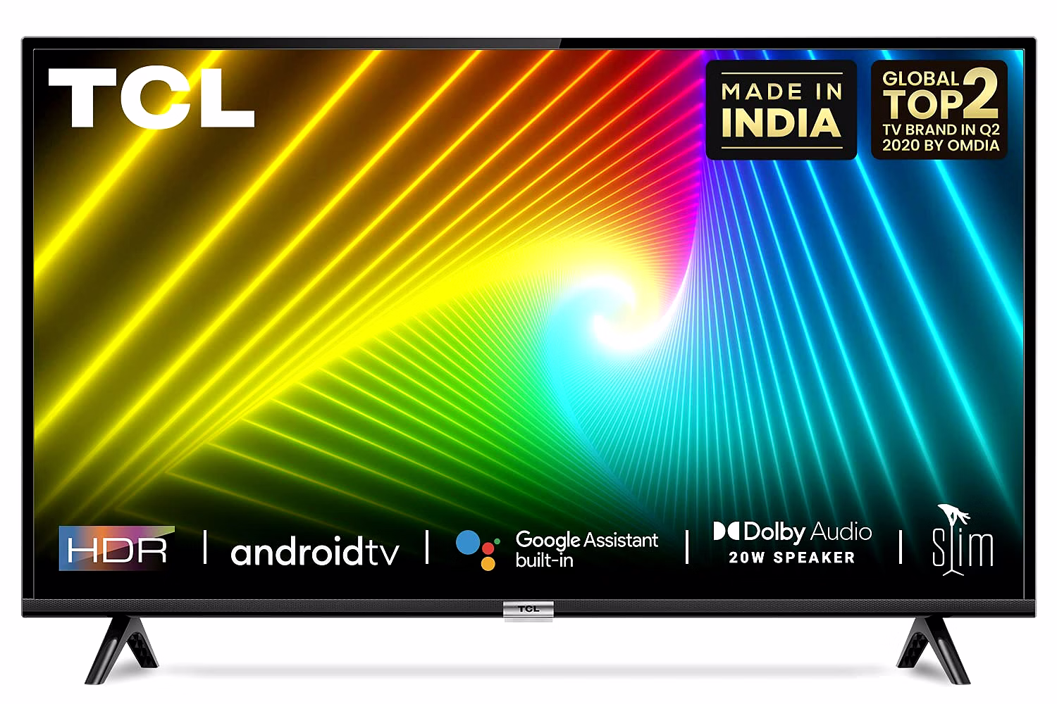 TCL 80 cm (32 inches) HD Ready Certified Android Smart LED TV 32S6500S (Black) image 1